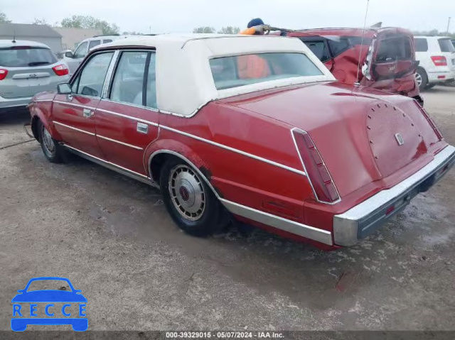 1985 LINCOLN CONTINENTAL 1MRBP97F3FY717003 зображення 2