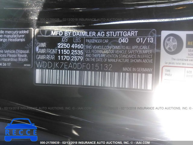 2013 MERCEDES-BENZ SL 63 AMG WDDJK7EA0DF015132 image 8