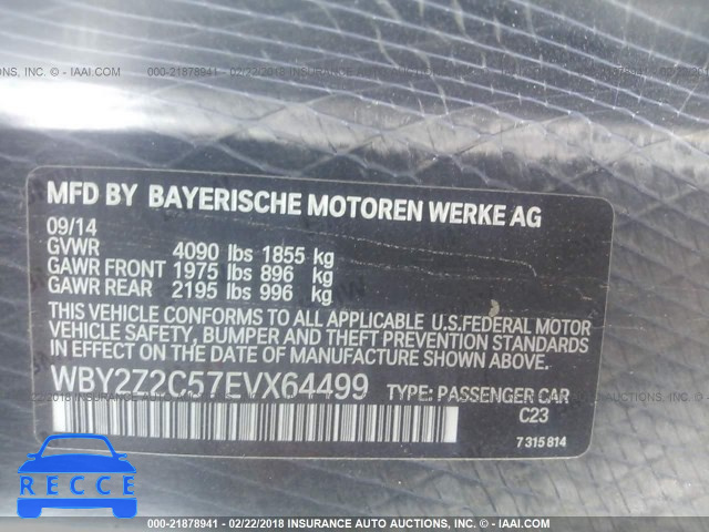 2014 BMW I8 WBY2Z2C57EVX64499 image 8