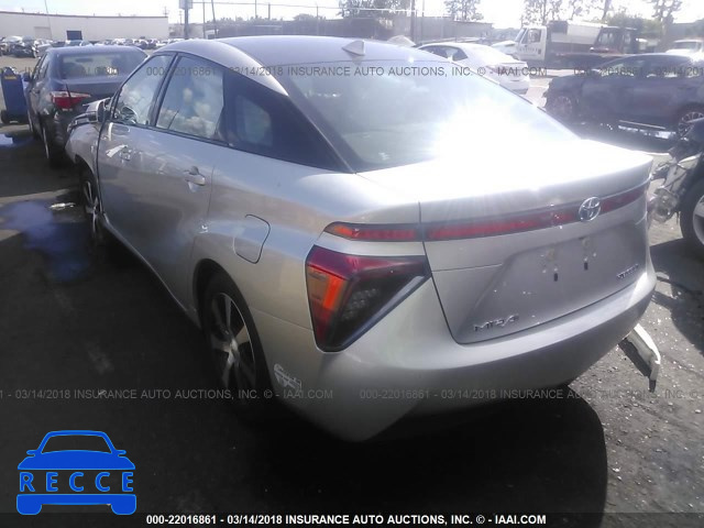 2017 TOYOTA MIRAI JTDBVRBDXHA003377 image 2