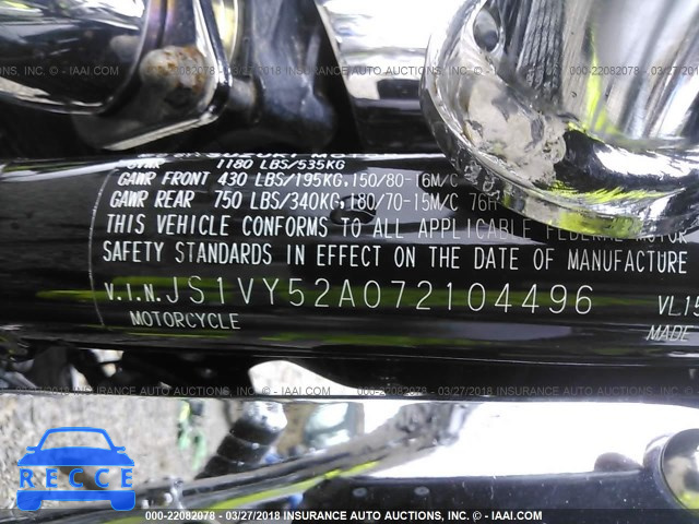 2007 SUZUKI VL1500 JS1VY52A072104496 Bild 9