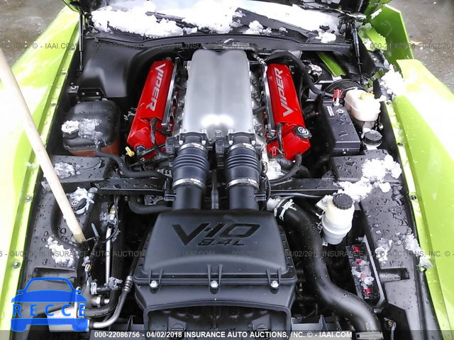 2009 DODGE VIPER SRT-10 1B3JZ69Z19V500586 image 9