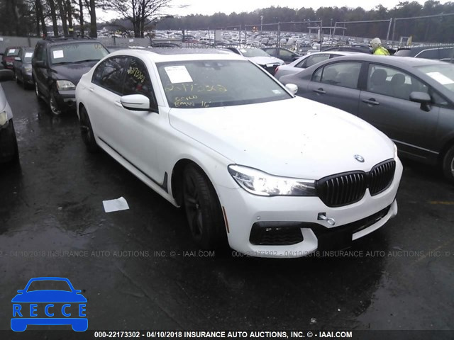 2016 BMW 740 I WBA7E2C56GG738967 зображення 0