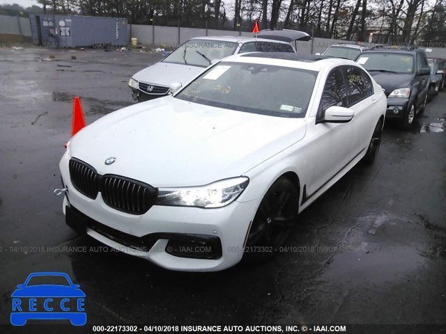 2016 BMW 740 I WBA7E2C56GG738967 зображення 1