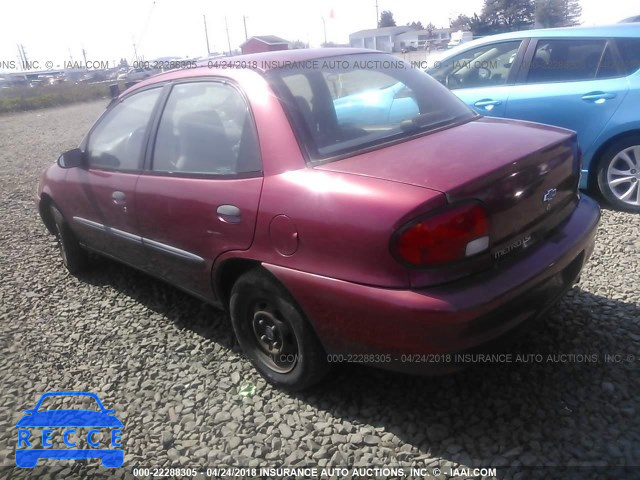 1998 CHEVROLET METRO LSI 2C1MR5222W6724837 image 2