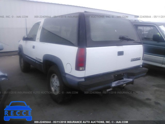 1993 CHEVROLET BLAZER K1500 1GNEK18K8PJ327592 image 2