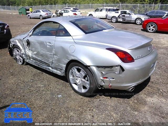 2005 LEXUS SC 430 JTHFN48Y050071198 image 2