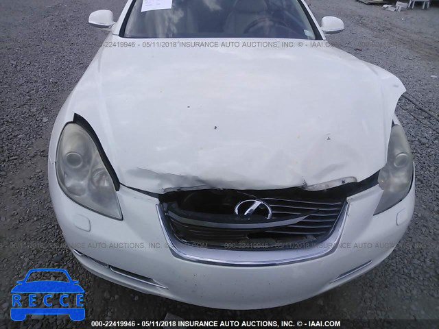 2006 LEXUS SC 430 JTHFN48YX69001687 image 5