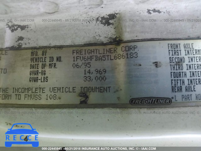 1996 FREIGHTLINER FL70 1FV6HFBA5TL686183 Bild 9