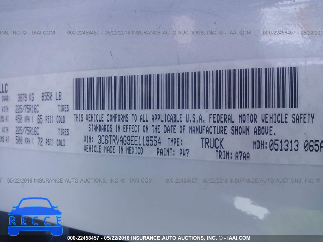 2014 RAM PROMASTER 1500 1500 STANDARD 3C6TRVAG9EE119554 image 8