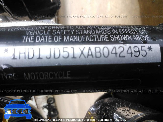 2010 HARLEY-DAVIDSON FLSTN 1HD1JD51XAB042495 image 9