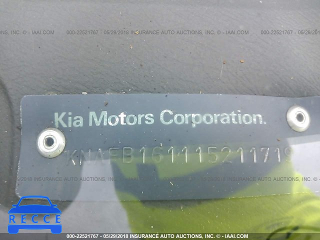 2001 KIA SPECTRA GS/GSX KNAFB161115211719 image 8