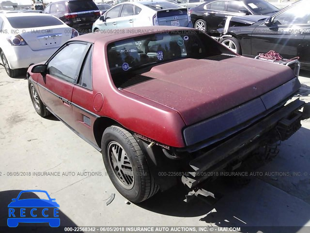 1987 PONTIAC FIERO 1G2PE11R1HP235193 зображення 2