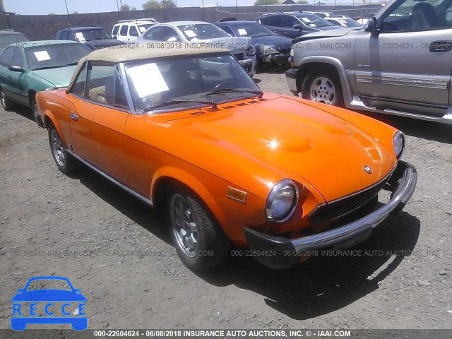 1981 FIAT 124 SPIDER ZFAAS00B6B8180872 зображення 0