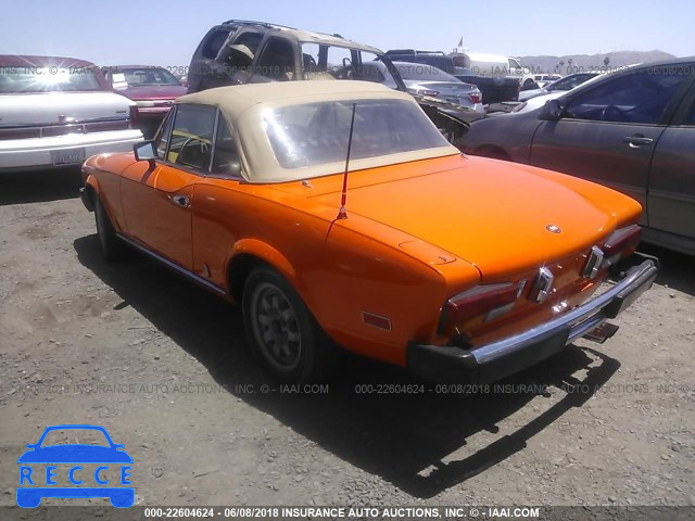 1981 FIAT 124 SPIDER ZFAAS00B6B8180872 зображення 2