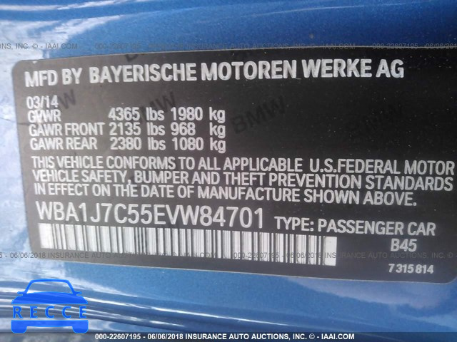 2014 BMW M235I WBA1J7C55EVW84701 Bild 8