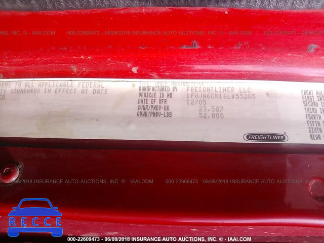 2006 FREIGHTLINER COLUMBIA COLUMBIA 1FUJA6CK16LW55205 image 9