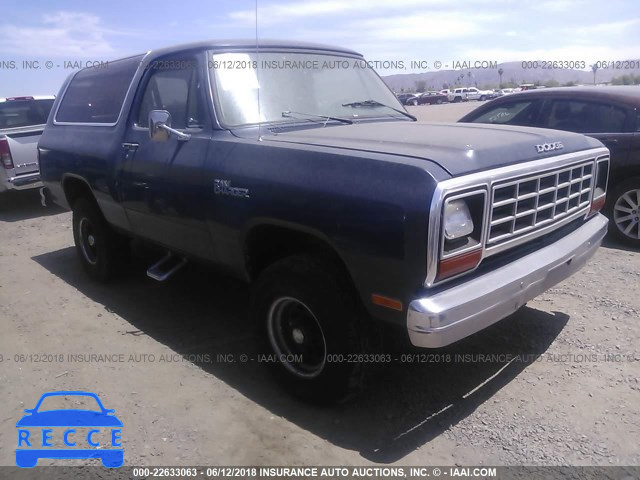 1985 DODGE RAMCHARGER AW-100 1B4GW12T9FS619863 image 0