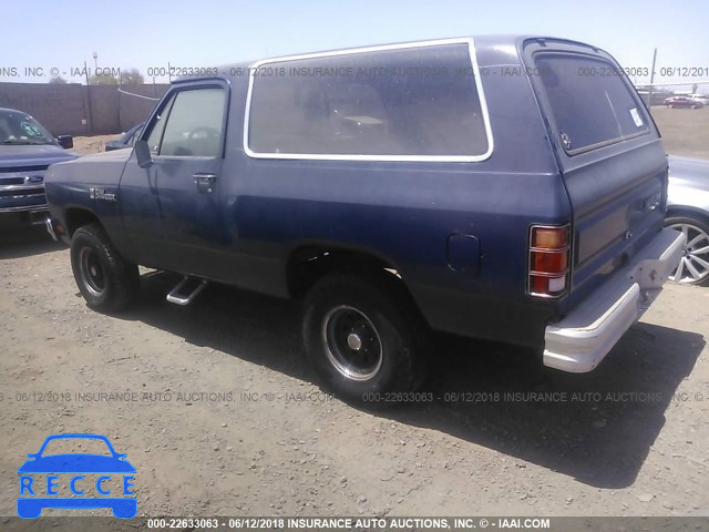1985 DODGE RAMCHARGER AW-100 1B4GW12T9FS619863 image 2