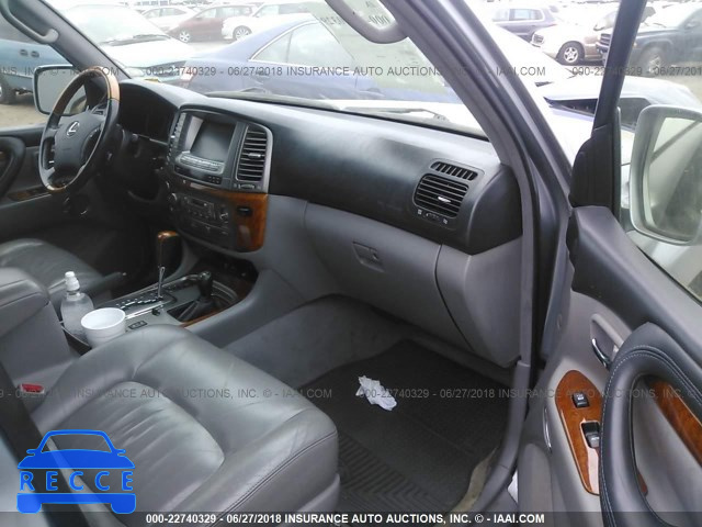 2005 LEXUS LX 470 JTJHT00W953550346 image 4