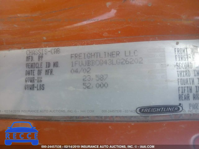 2003 FREIGHTLINER CONVENTIONAL ST120 1FUJBBCG43LG26202 image 7