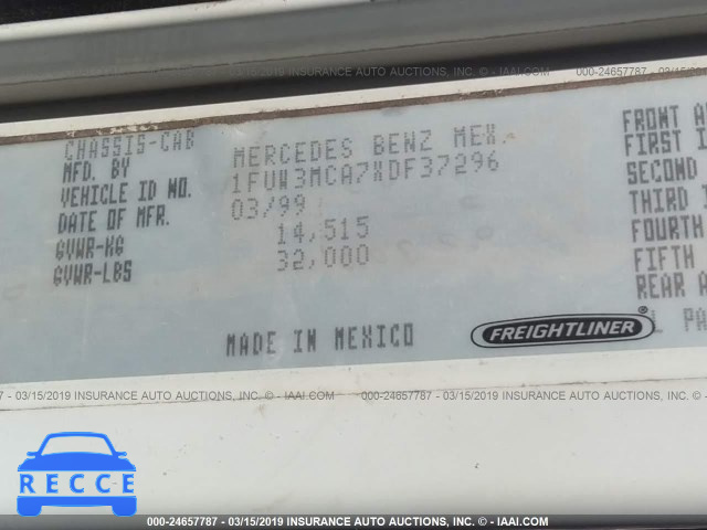 1999 FREIGHTLINER CONVENTIONAL FLD112 1FUW3MCA7XDF37296 image 8