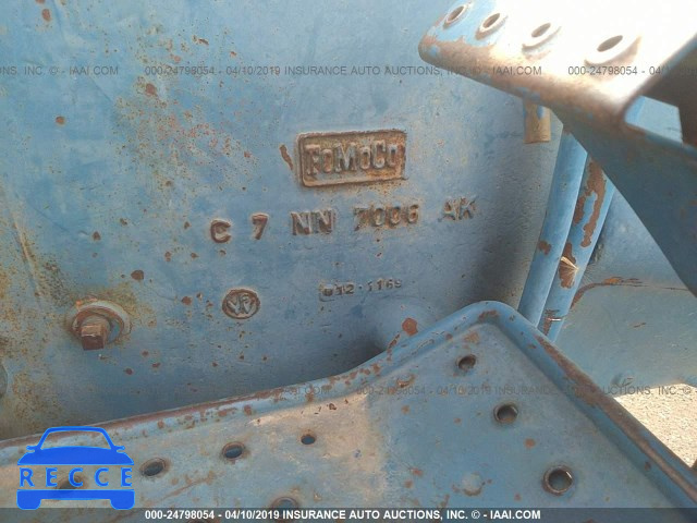 1971 FORD TRACTOR C7NN7006AK image 8
