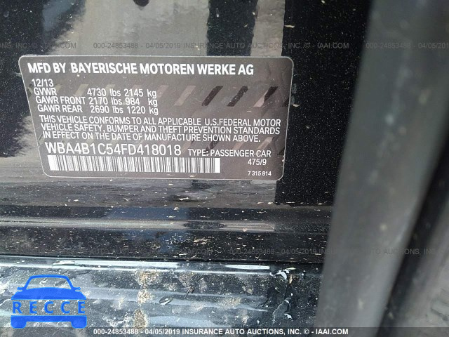 2015 BMW 435 I/GRAN COUPE WBA4B1C54FD418018 Bild 7