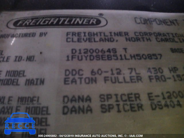 2001 FREIGHTLINER CONVENTIONAL FLD120 1FUYDSEB51LH50857 image 8