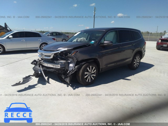 2019 HONDA PILOT EX 5FNYF5H35KB010380 зображення 1
