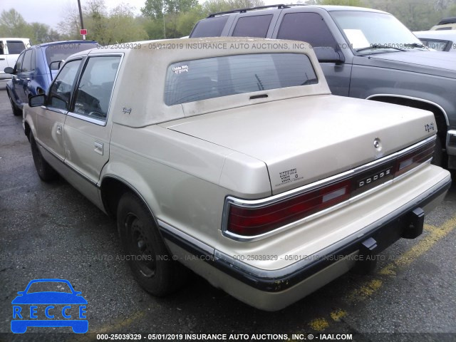 1992 DODGE DYNASTY 1B3XC46R9ND730364 image 2