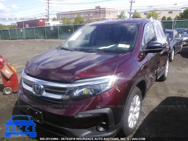 2019 HONDA PILOT LX 5FNYF6H19KB009477 image 1