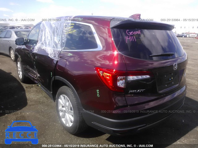 2019 HONDA PILOT LX 5FNYF6H19KB009477 image 2