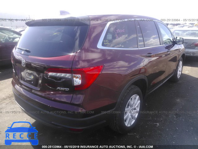 2019 HONDA PILOT LX 5FNYF6H19KB009477 image 3