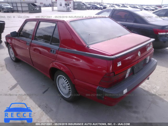 1987 ALFA ROMEO MILANO GREEN ZARDA1246H1050112 image 2