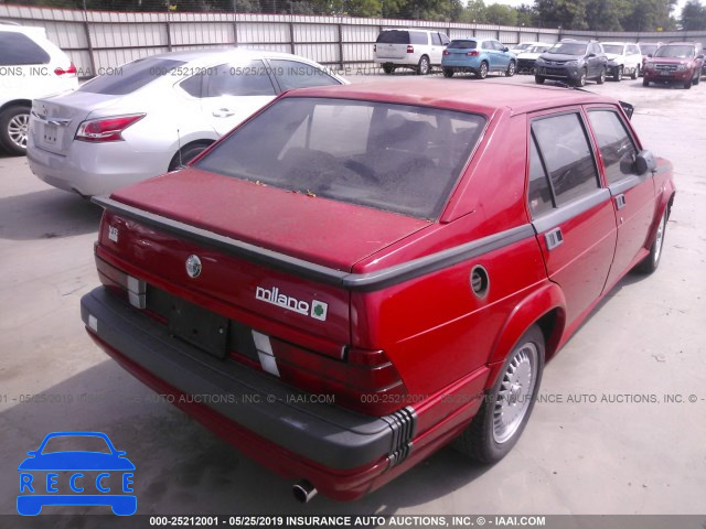 1987 ALFA ROMEO MILANO GREEN ZARDA1246H1050112 image 3