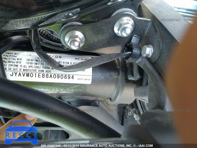 2006 YAMAHA XVS65 A JYAVM01E86A090694 image 9