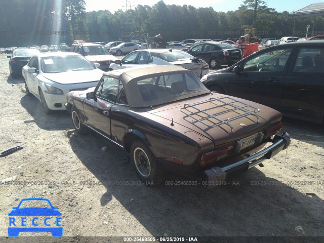 1981 FIAT 124 SPIDER ZFAAS00BXB8180213 image 1