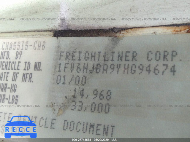 2000 FREIGHTLINER FL70 FL70 3AKJGLD53FSGD8480 image 7