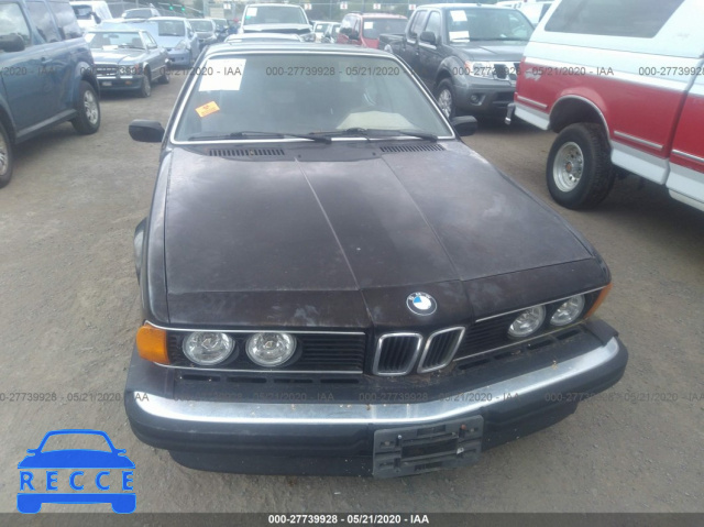 1987 BMW 635 CSI AUTOMATICATIC/L6 WBAEC8406H0614937 image 5