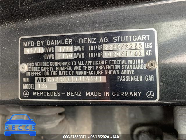 1988 MERCEDES BENZ 300 CA2405JA413531 Bild 8