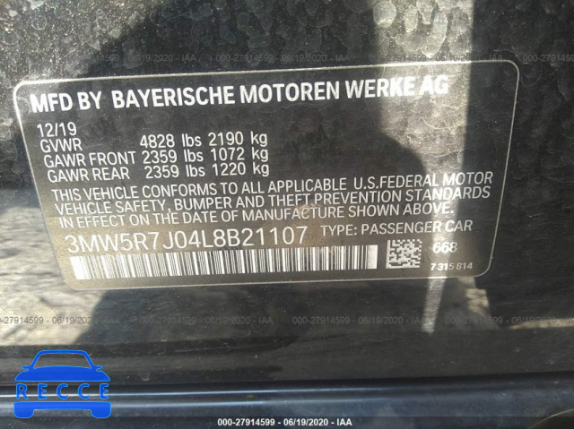 2020 BMW 330XI WBAVA375X7NL12343 Bild 8