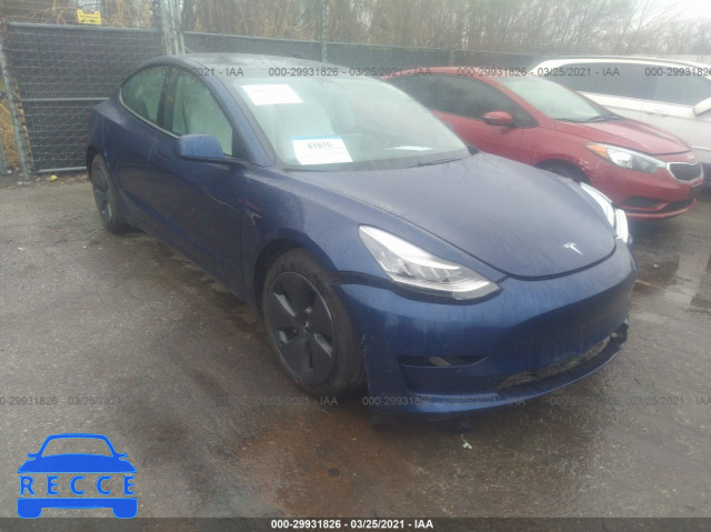 2021 TESLA MODEL 3 LONG RANGE 5YJ3E1EB6MF858630 image 0