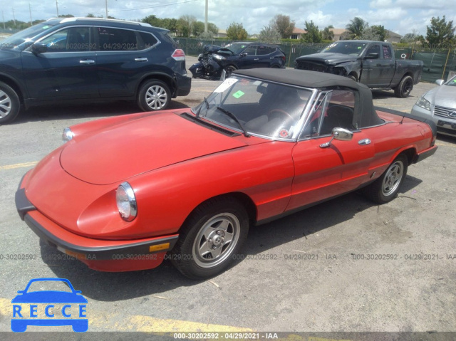 1985 ALFA ROMEO VELOCE 2000 SPIDER ZARBA5416F1023068 image 1