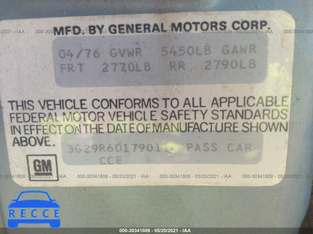 1976 OLDSMOBILE CUTLASS  3G29R60179011 image 8