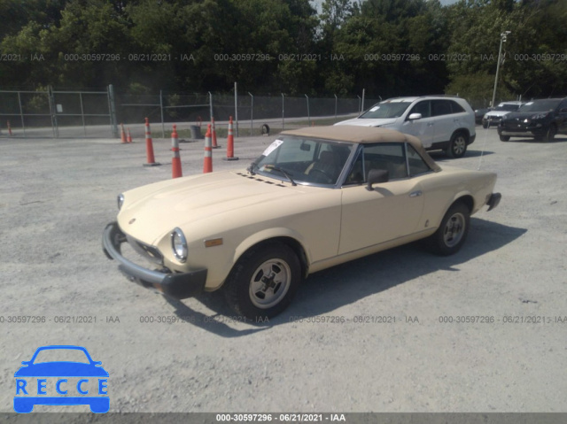 1981 FIAT 124 SPIDER ZFAAS00B1B8179516 Bild 1