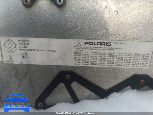 2015 POLARIS RUSH 800 PRO-S SN1DP8P57FC545829 image 8