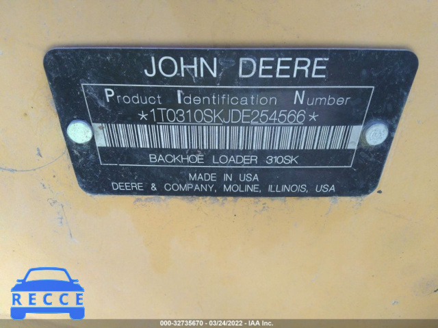 2013 JOHN DEERE OTHER 1T0310SKJDE254566 Bild 8