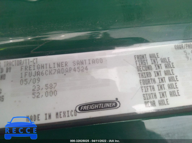 2010 FREIGHTLINER COLUMBIA COLUMBIA 1FUJA6CK7ADAP4524 image 8