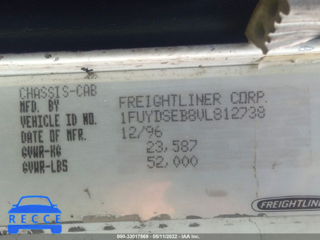 1999 FREIGHTLINER FLD FLD120 1FUYDSEB8XL812738 зображення 8